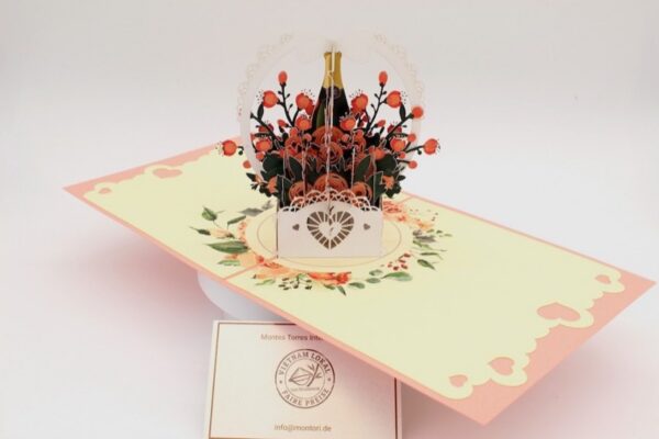 Blumenkorb-Sekt-Rose-FL062