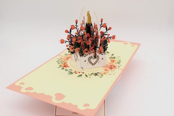 Blumenkorb-Sekt-Rose-FL062