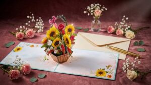 FL177-1 Blumenkorb-Sonnenblume-FL177