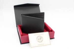 Romano Saffiano Leder Schwarz