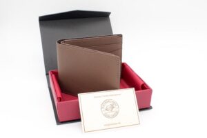 Romano Saffiano Leder Braun