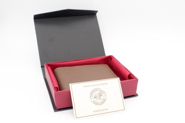 Romano Saffiano Leder Braun