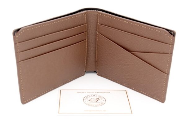 Romano Saffiano Leder Braun