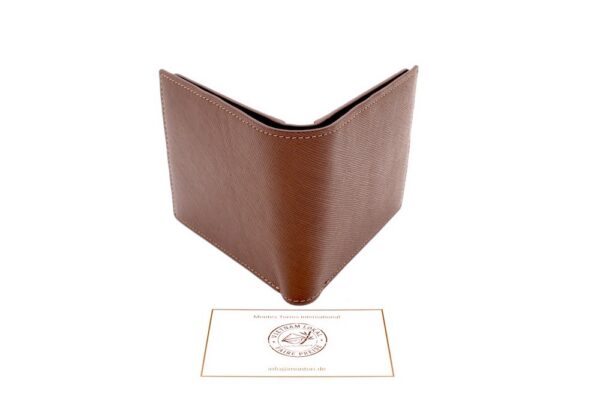 Romano Saffiano Leder Braun