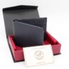 Romano Saffiano Leder Navi Blau