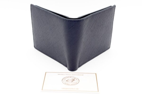 Romano Saffiano Leder Navi Blau