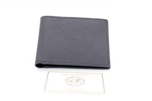 Romano Saffiano Leder Navi Blau