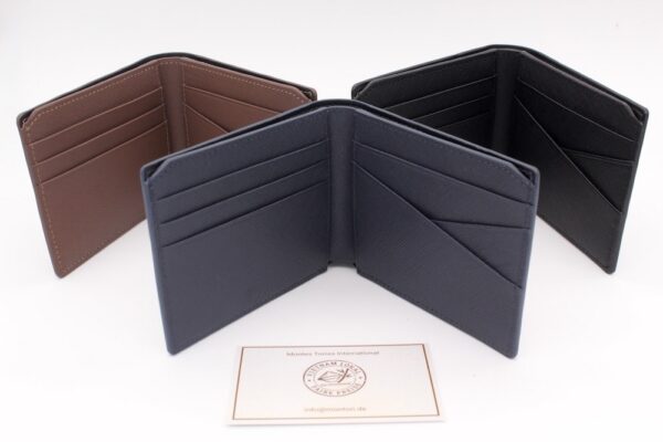 Romano Saffiano Leder Navi Blau